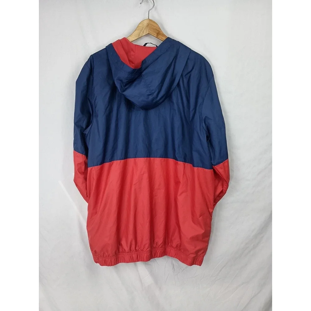 Adidas Size XL Full Zip Red And Blue Track Jacket Nylon